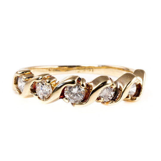 14 k Gold Diamond Ring