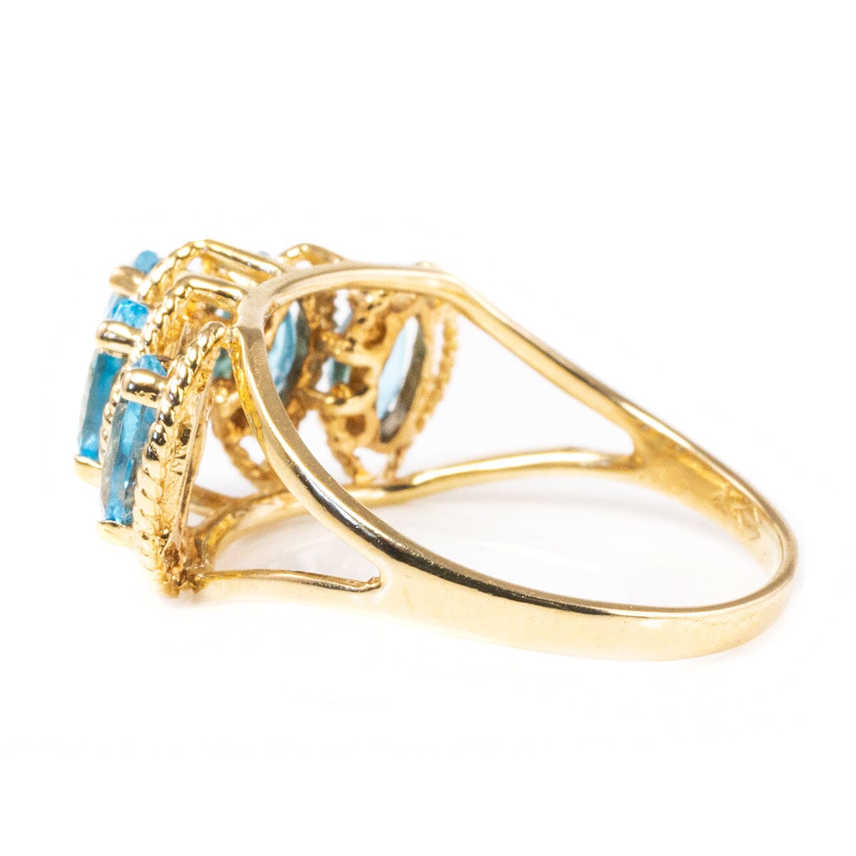 Great Lakes Boutique 10 k Gold &amp; Blue Topaz Ring