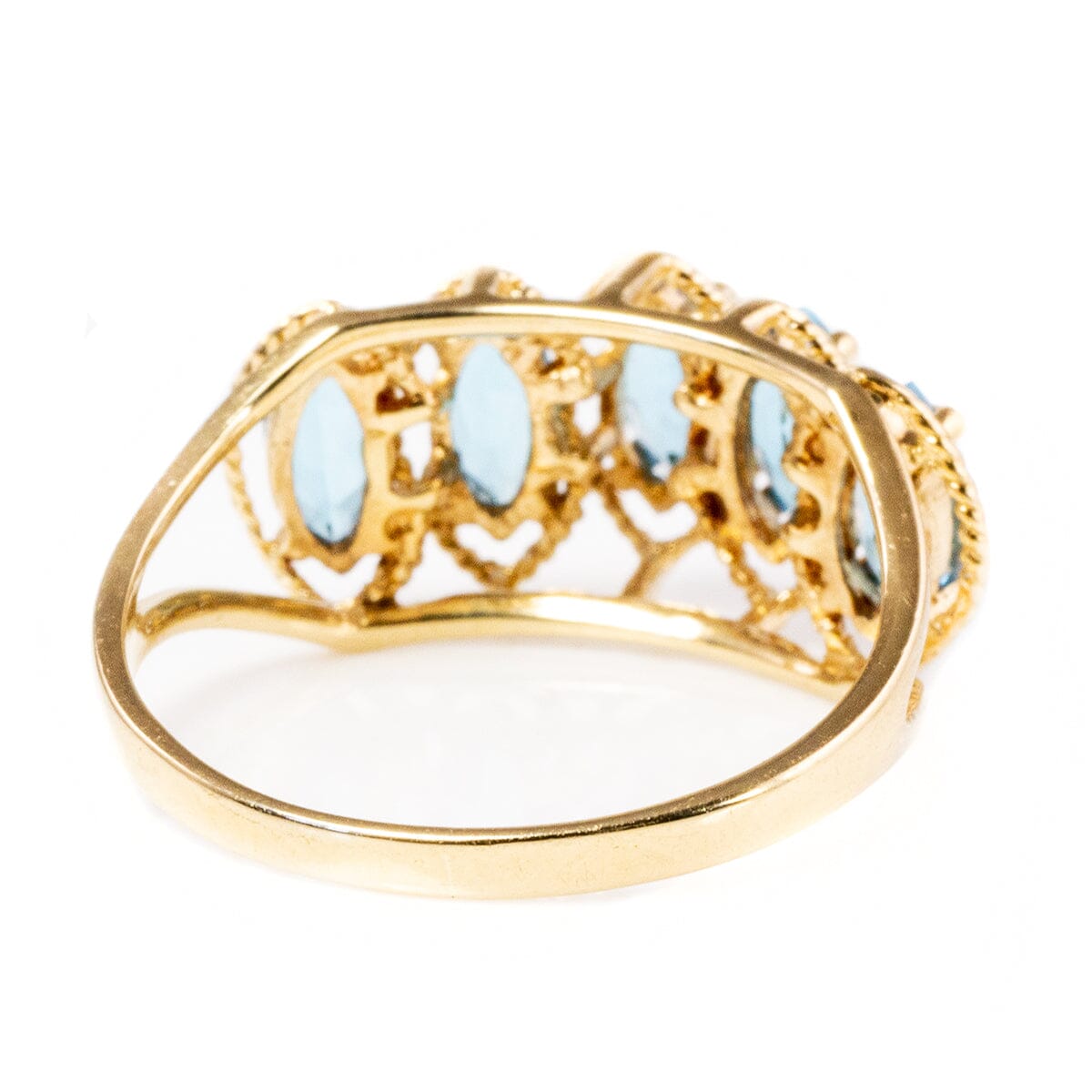 Great Lakes Boutique 10 k Gold &amp; Blue Topaz Ring