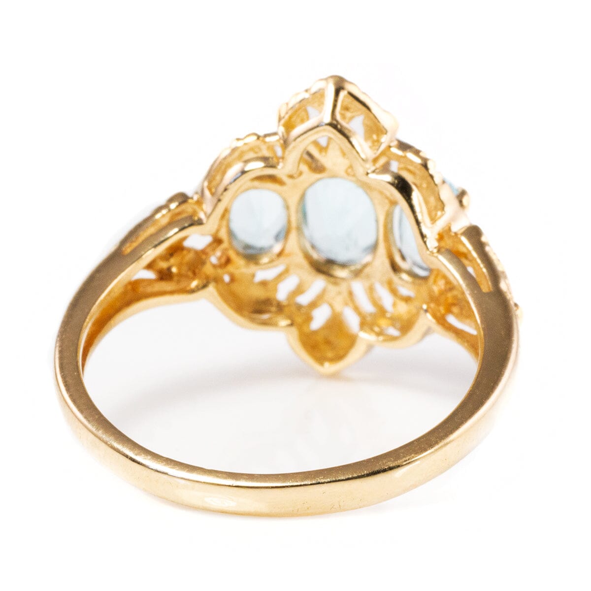 Great Lakes Boutique 10 k Gold Aquamarine Ring