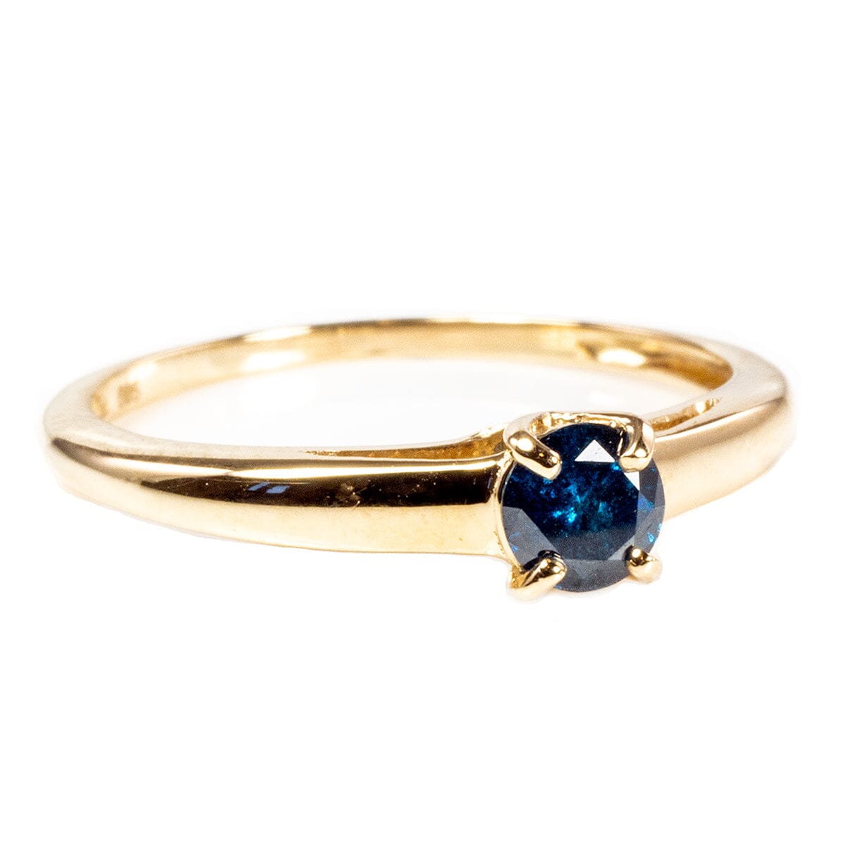 Great Lakes Boutique 14 k Gold &amp; Blue Diamond Ring