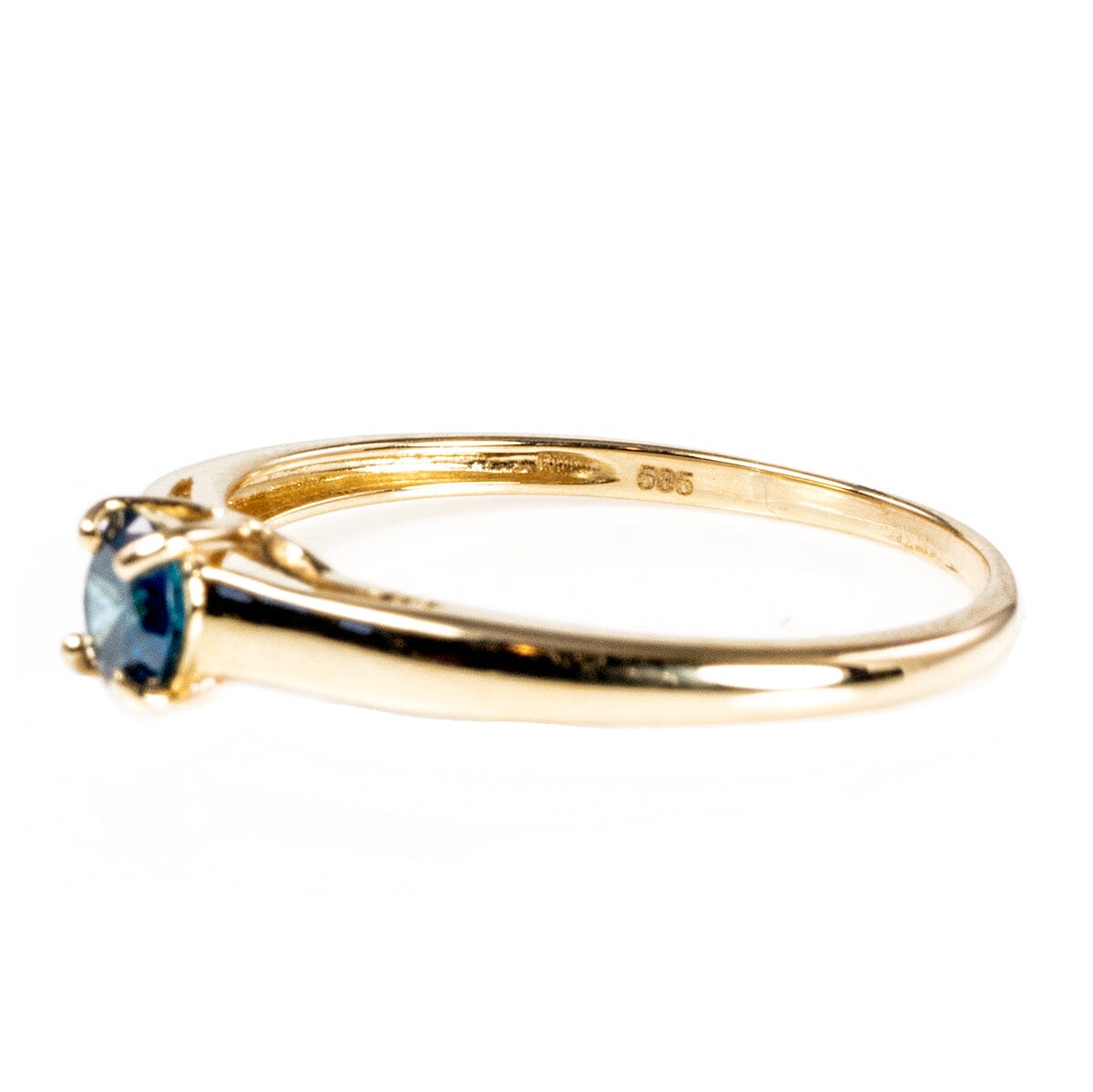 Great Lakes Boutique 14 k Gold &amp; Blue Diamond Ring
