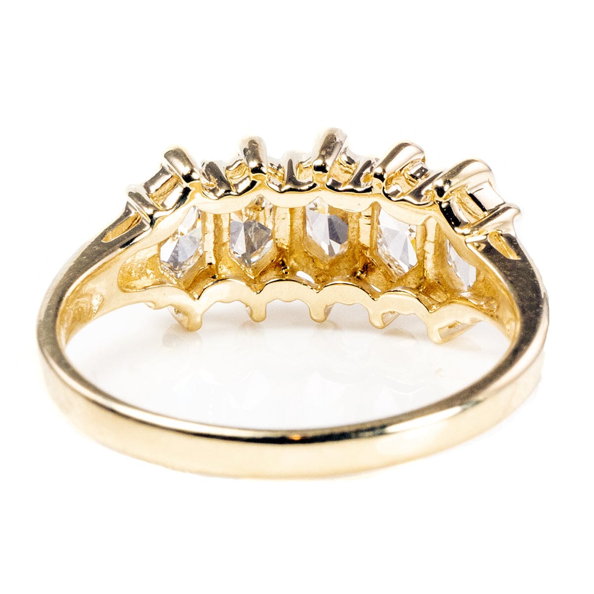 Great Lakes Boutique 14 k Gold Marquise Cut Diamond Ring