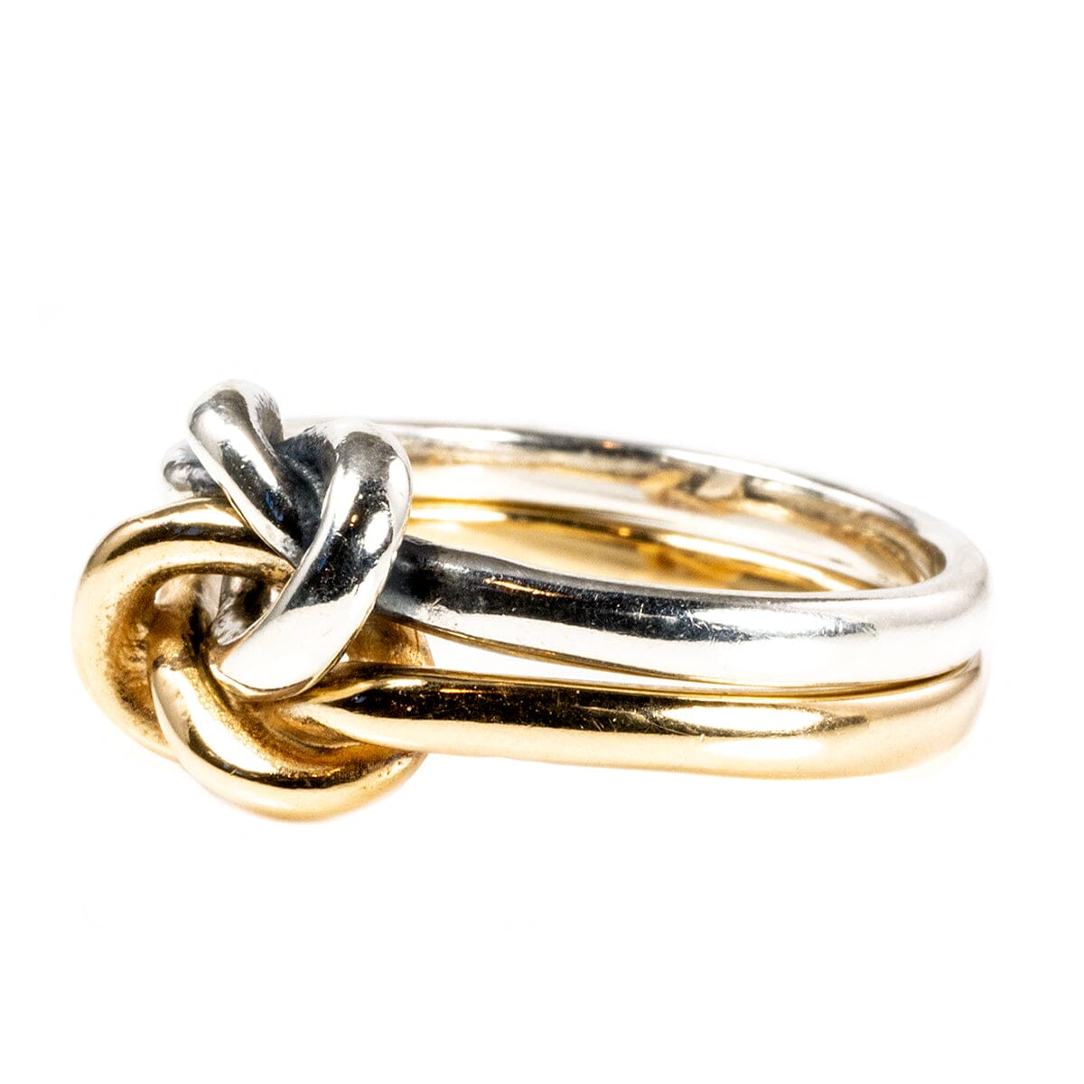 Gold Plated Double Knot Ring in 2023