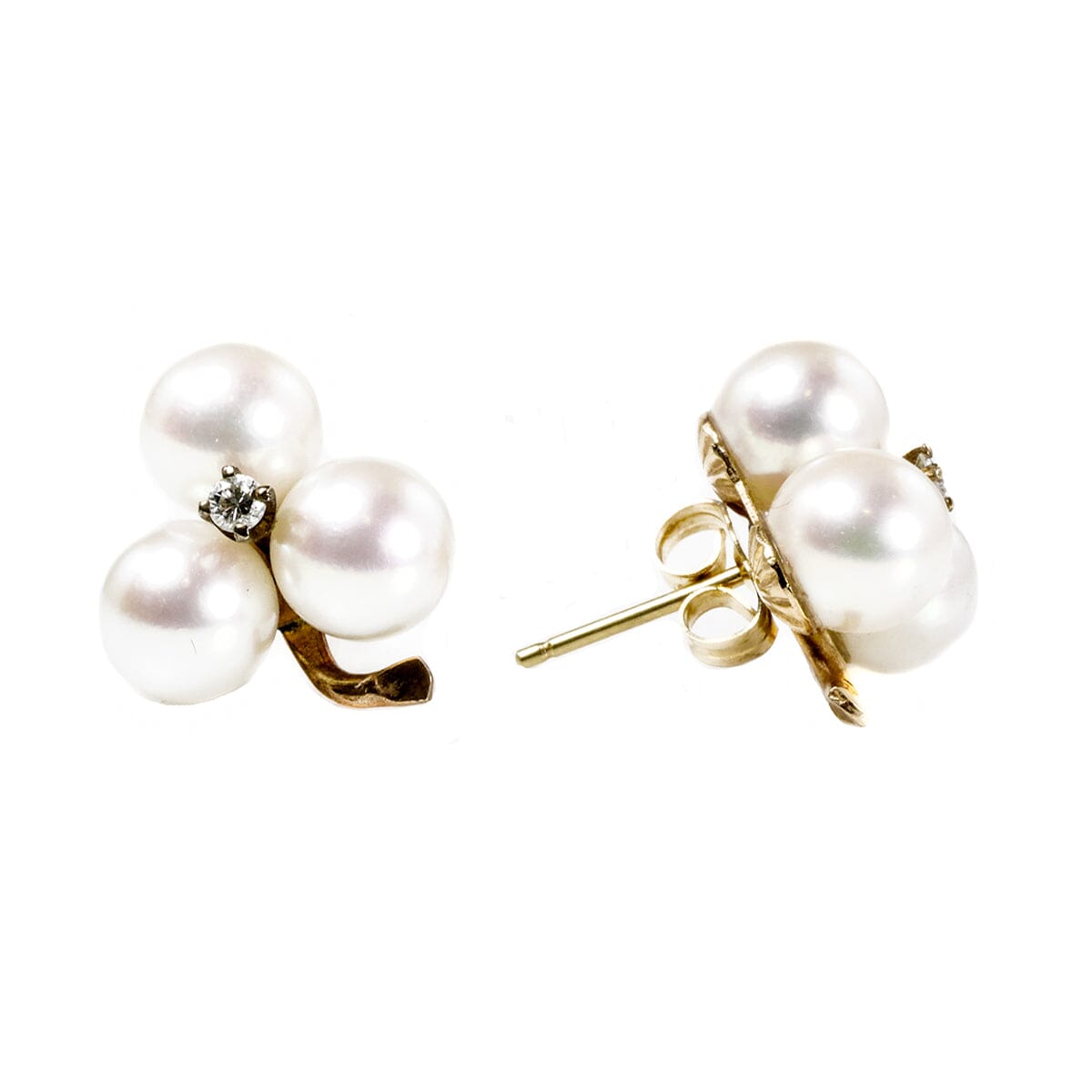 Great Lakes Boutique 14 k Gold &amp; Pearl Earrings