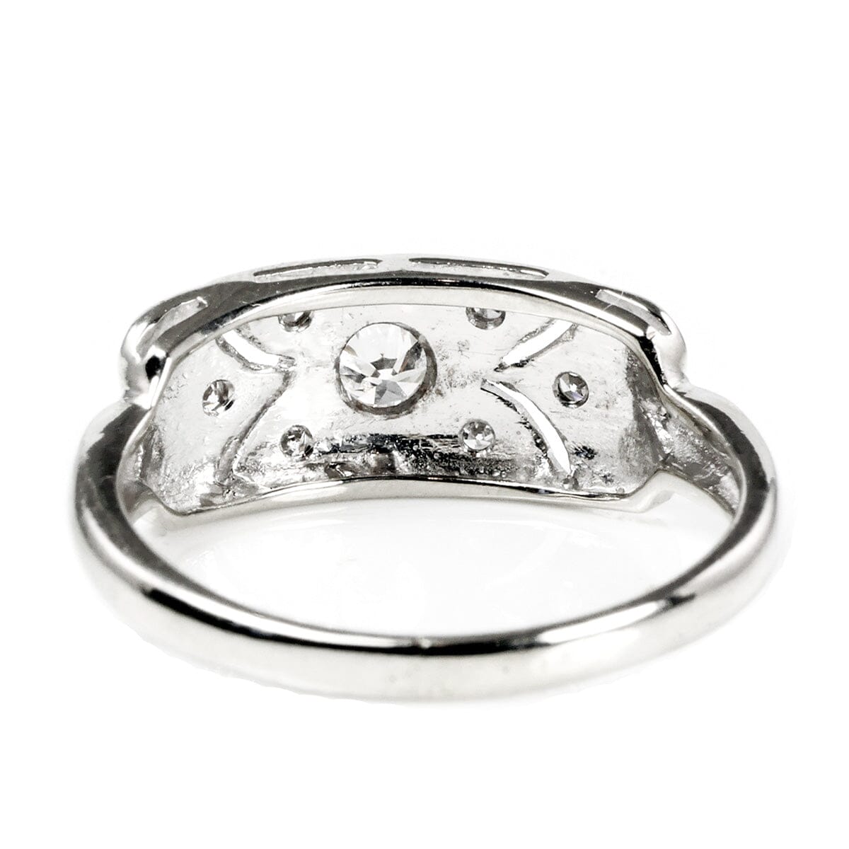 Great Lakes Boutique Vintage 14 k White Gold Diamond Ring