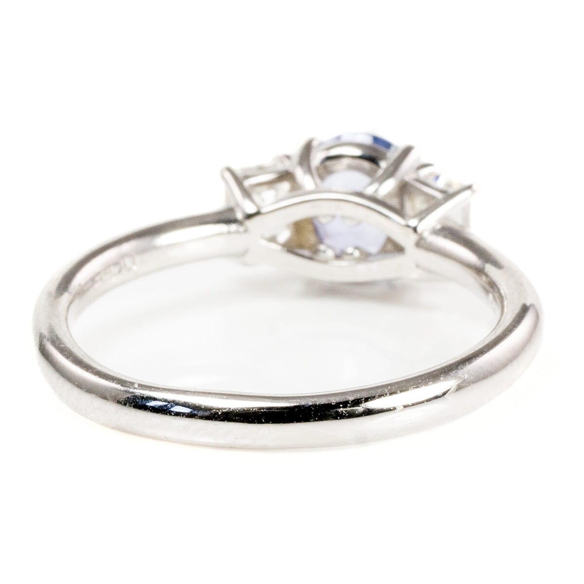 Great Lakes Boutique 14 k White Gold Diamond &amp; Sapphire Ring