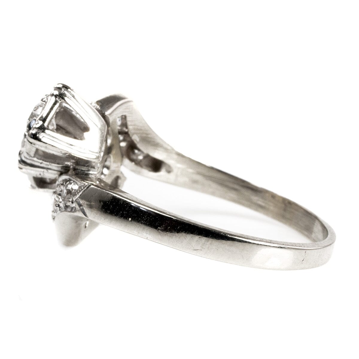 Great Lakes Boutique Vintage 14 k White Gold Diamond Ring