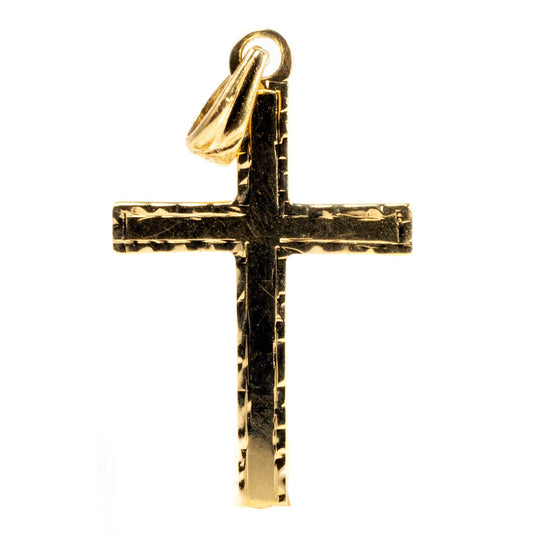 14 k Gold Cross Pendant