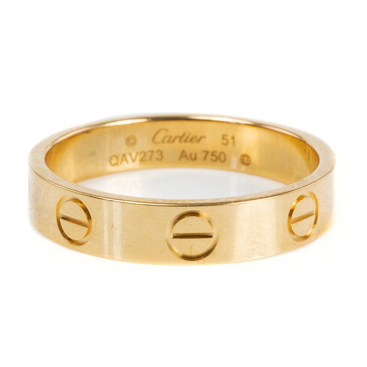 Great Lakes Boutique Cartier 18 k Gold Love Ring