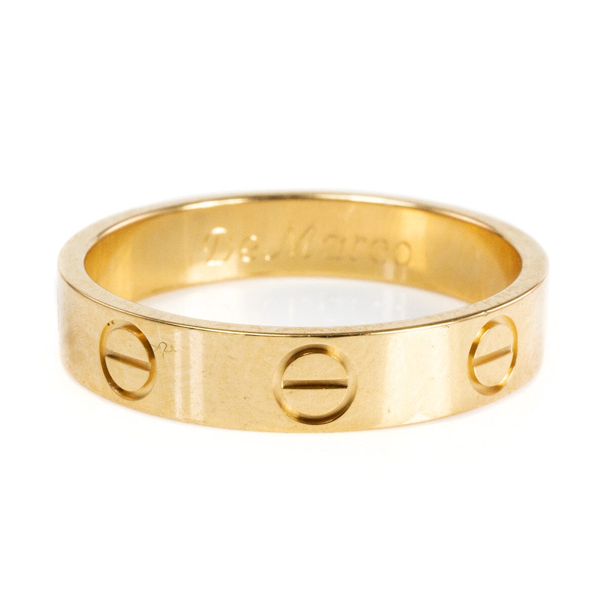 Great Lakes Boutique Cartier 18 k Gold Love Ring
