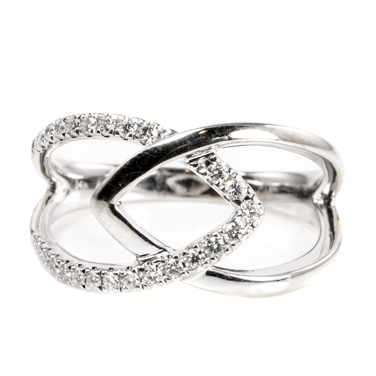 Great Lakes Coin 14 k White Gold Diamond Ring
