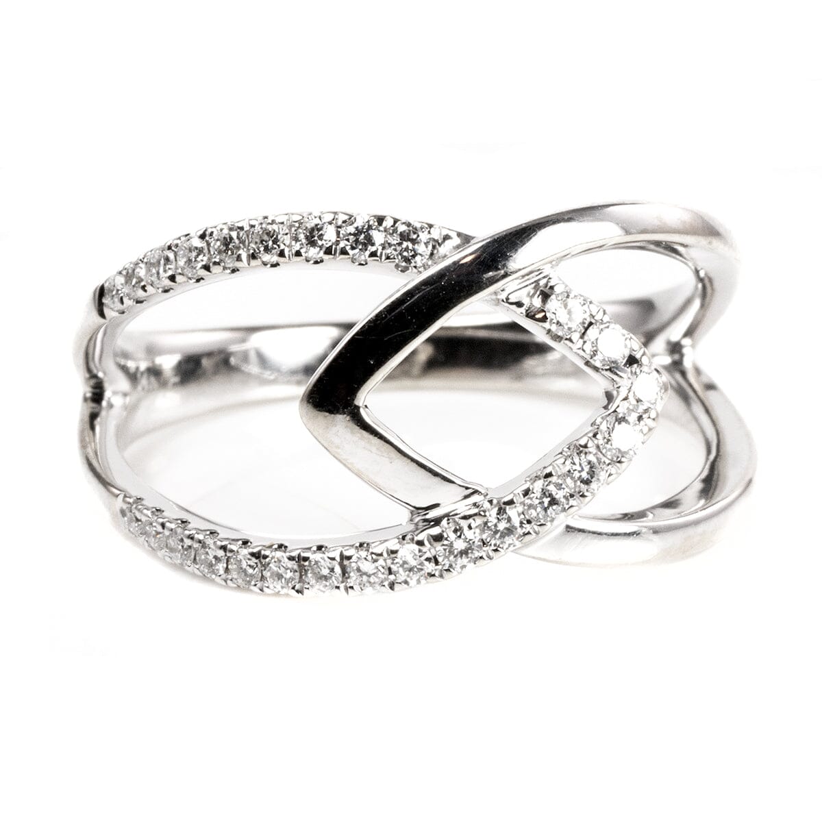Great Lakes Coin 14 k White Gold Diamond Ring