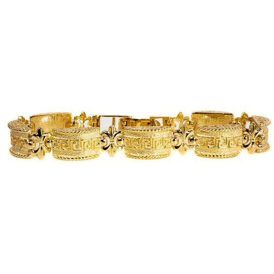 14 k Gold Greek Key Bracelet