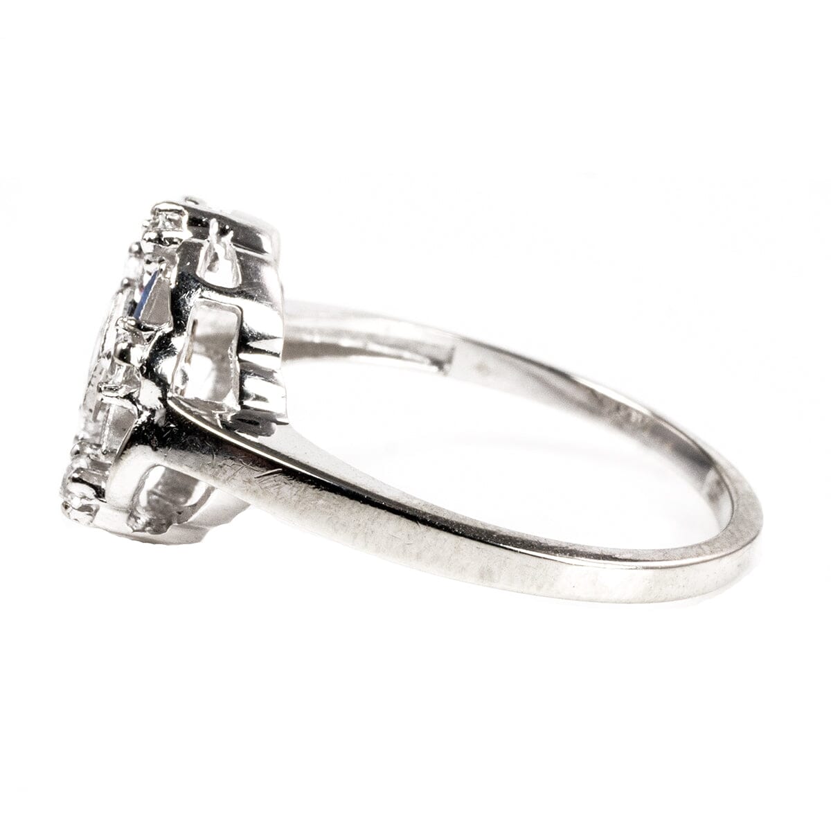 Great Lakes Boutique 10 k White Gold Eastern Star Ring