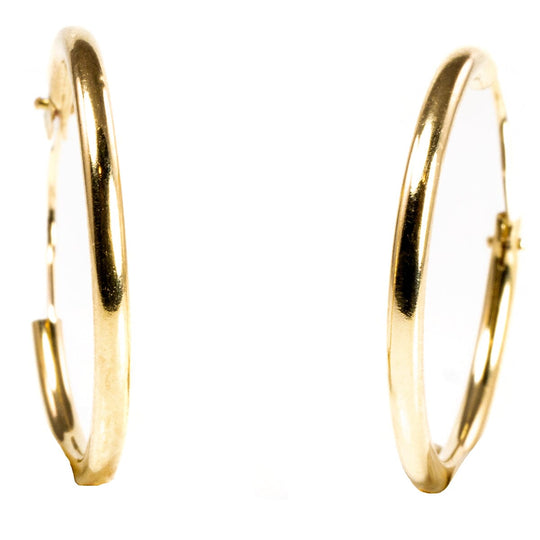 14 k Gold Hoop Earrings
