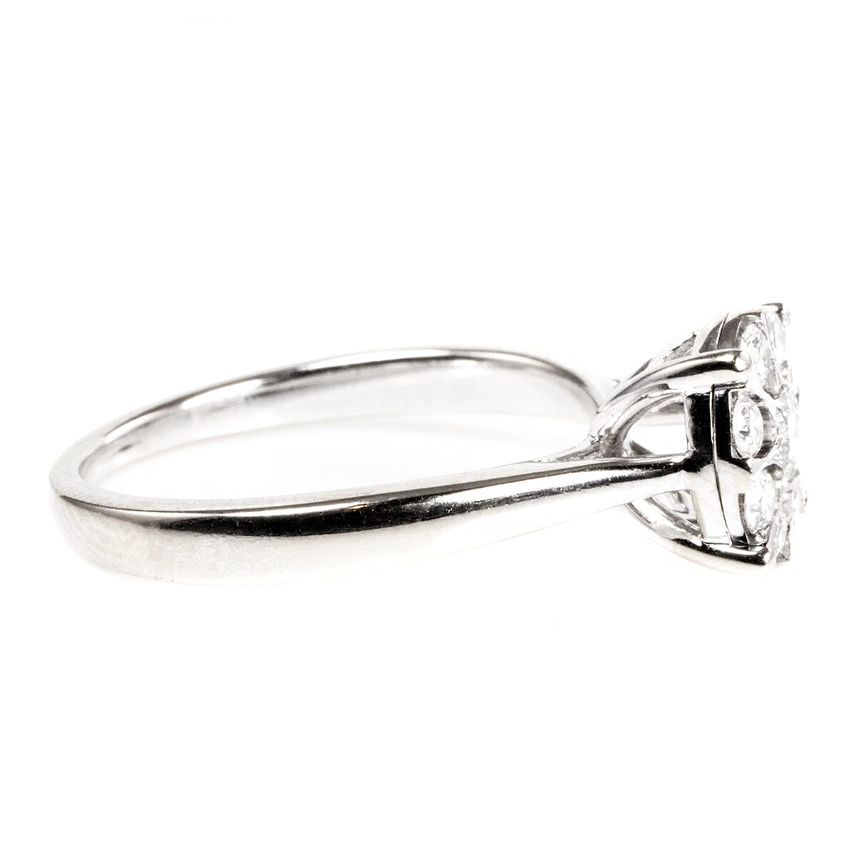 Great Lakes Boutique 14 k White Gold Diamond Ring