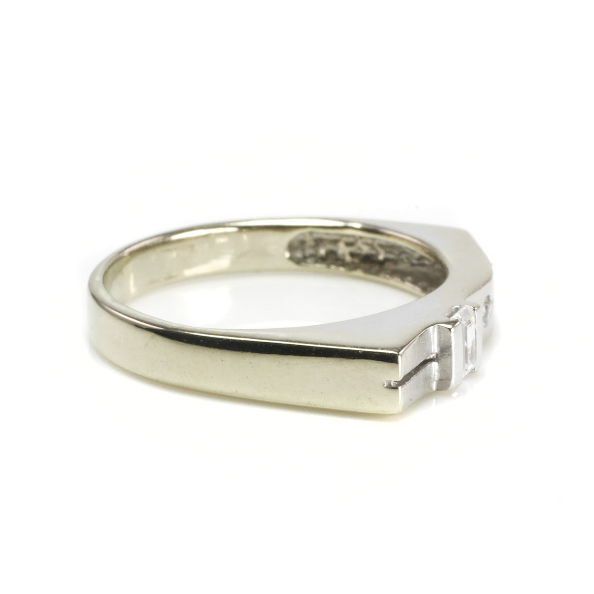 Great Lakes Boutique 14 k White Gold &amp; Diamond Ring