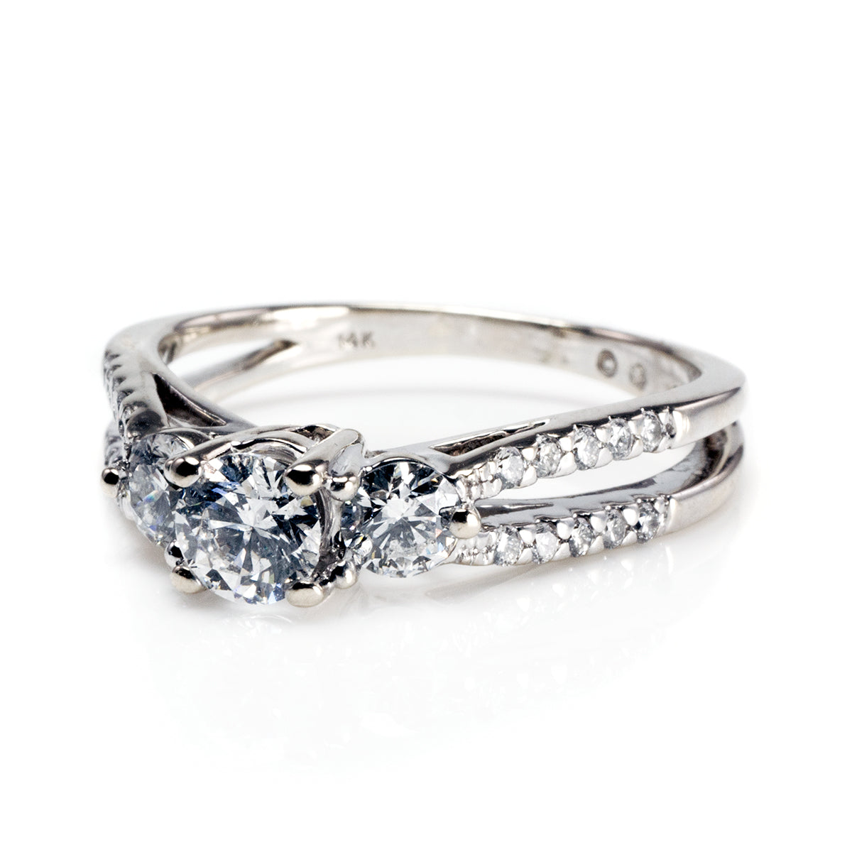 Great Lakes Boutique 14k White Gold Diamond Ring