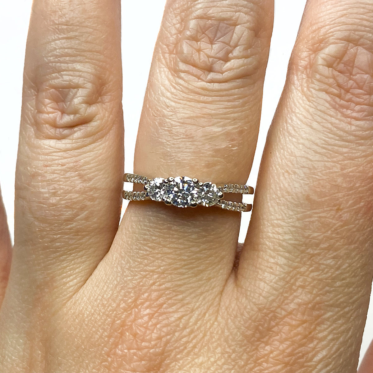 Great Lakes Boutique 14k White Gold Diamond Ring