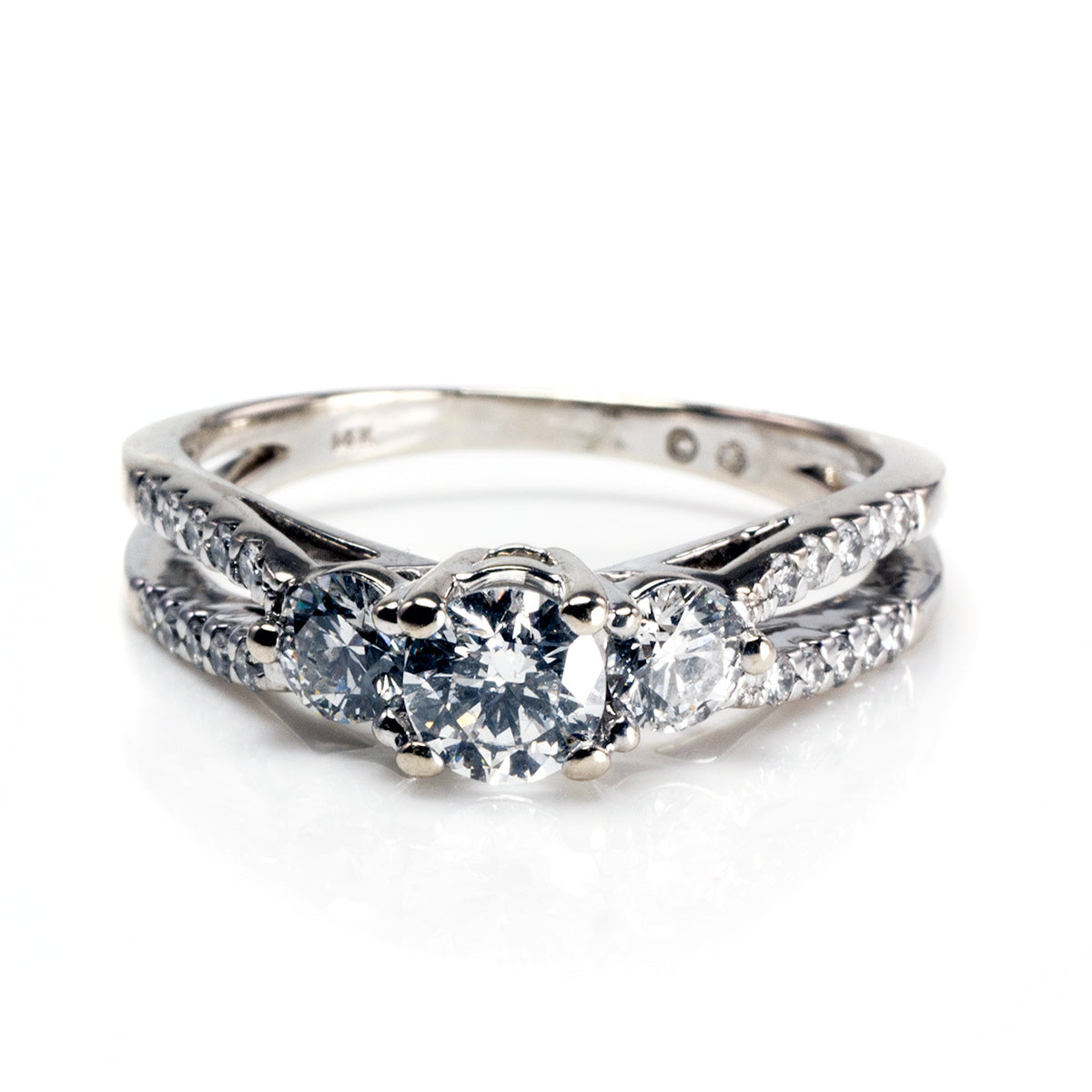 Great Lakes Boutique 14k White Gold Diamond Ring