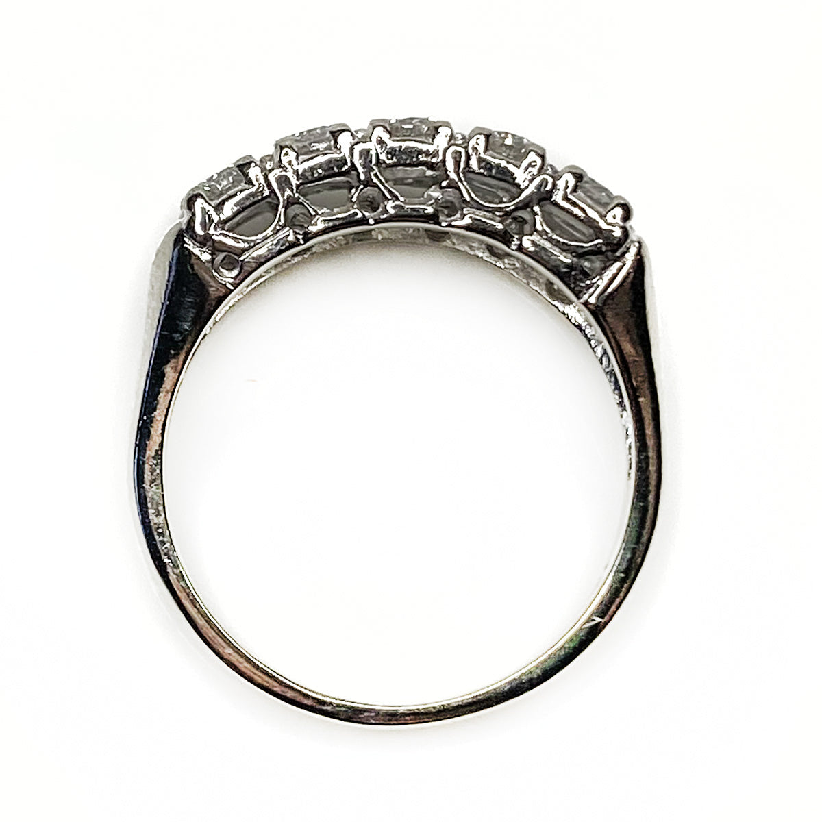 Great Lakes Boutique 14 k White Gold Diamond Band