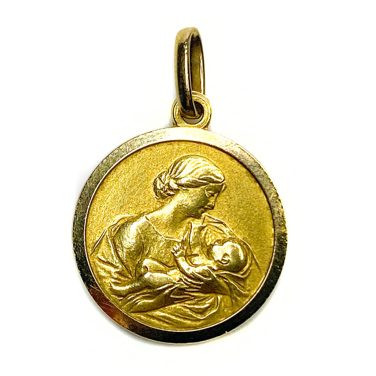 Great Lakes Boutique 18k Gold Mary &amp; Child Pendant
