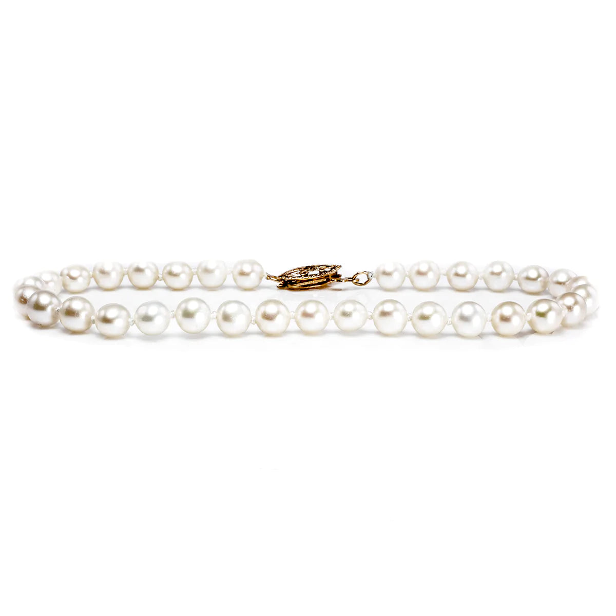 Great Lakes Boutique 14 k Yellow Gold and Pearl Bracelet