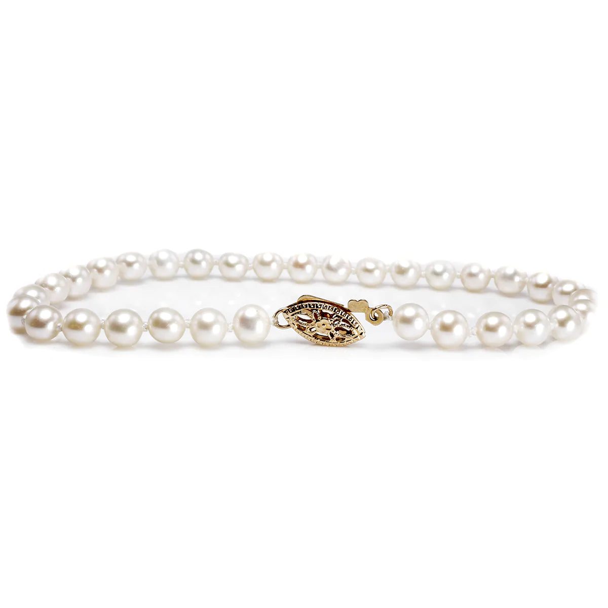 Great Lakes Boutique 14 k Yellow Gold and Pearl Bracelet
