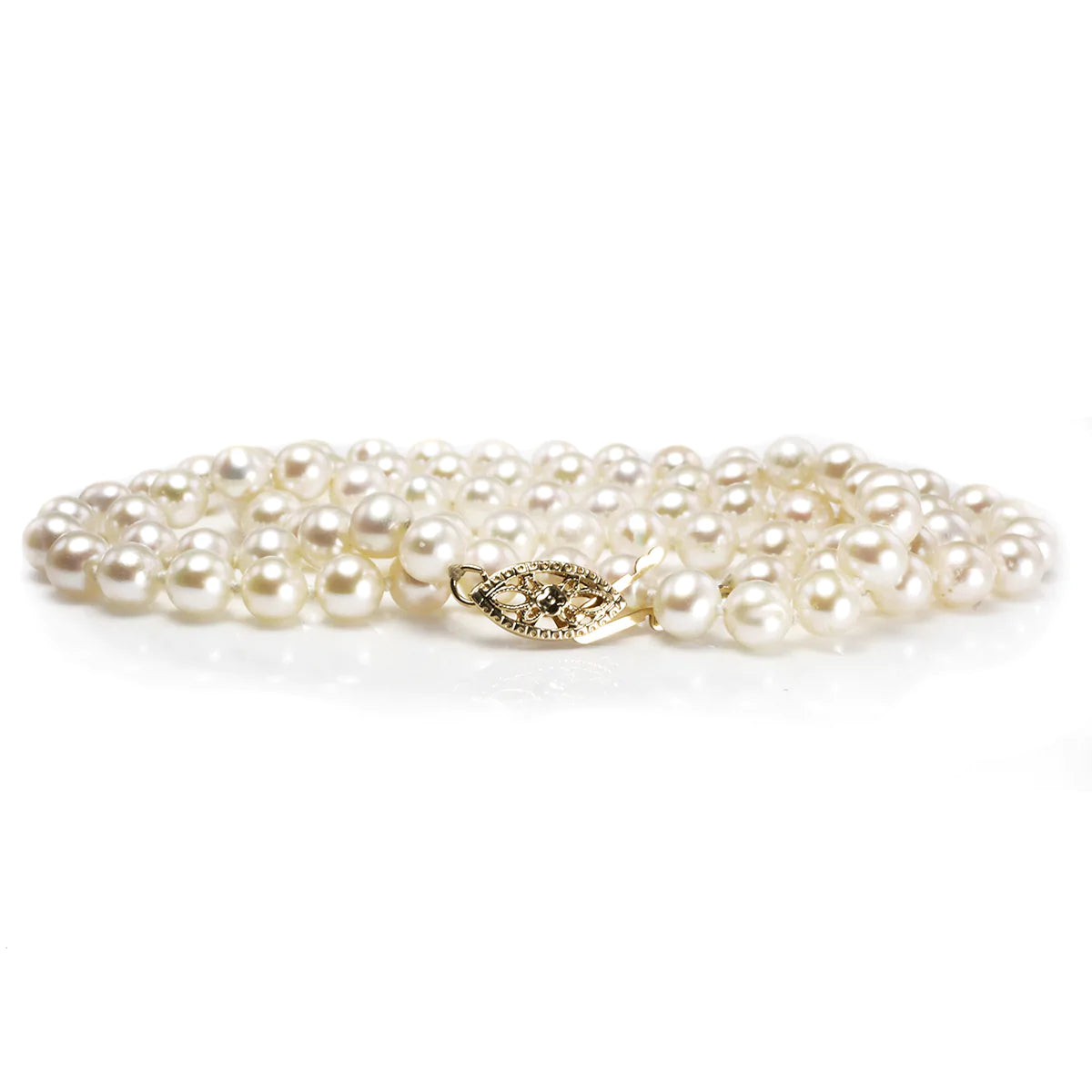 Great Lakes Boutique 14 k Gold Clasp Pearl Necklace
