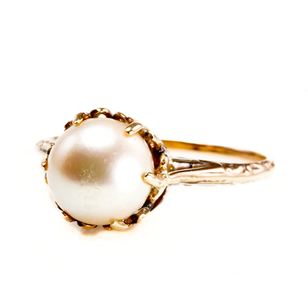 Great Lakes Boutique 10 k Yellow Gold Pearl Ring