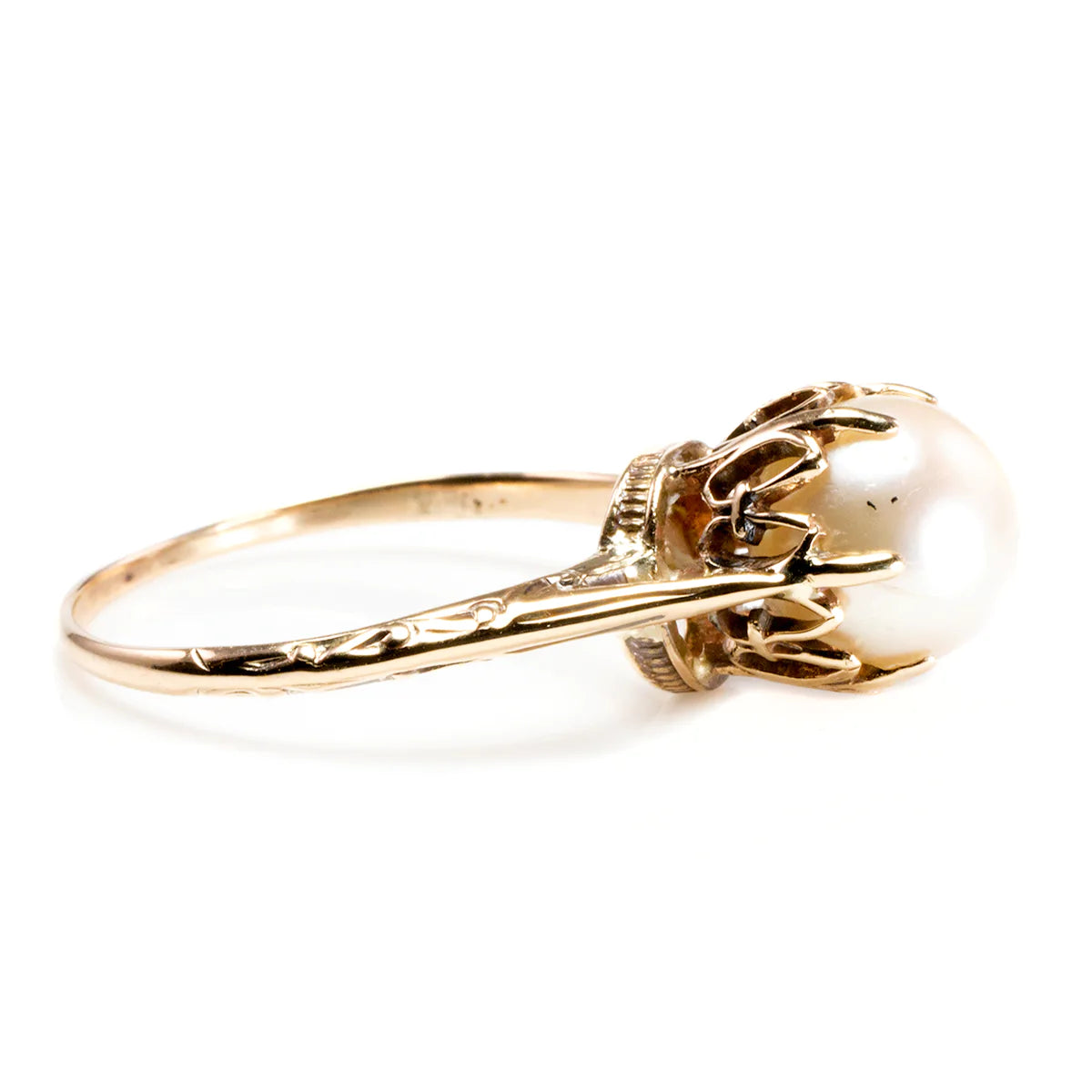 Great Lakes Boutique 10 k Yellow Gold Pearl Ring