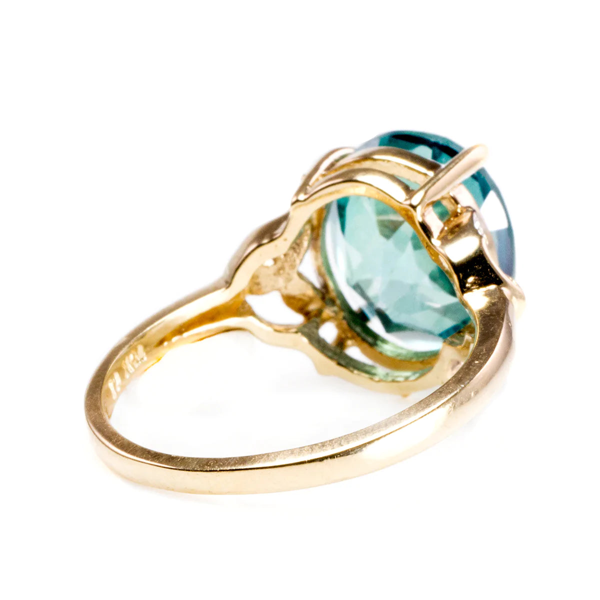 Great Lakes Boutique 10 k Yellow Gold Green Topaz Ring