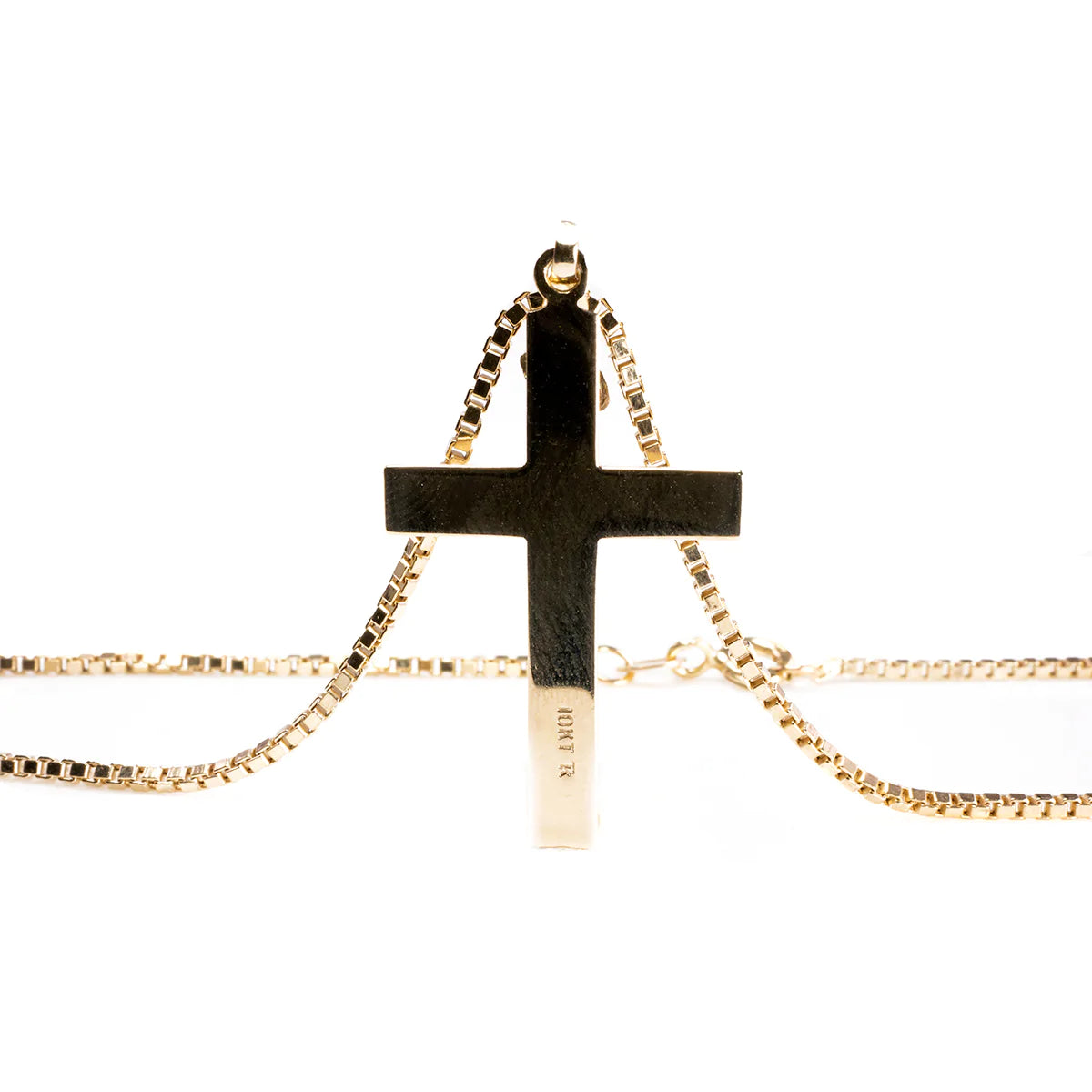 Great Lakes Boutique 10 k Yellow Gold Crucifix with Necklace