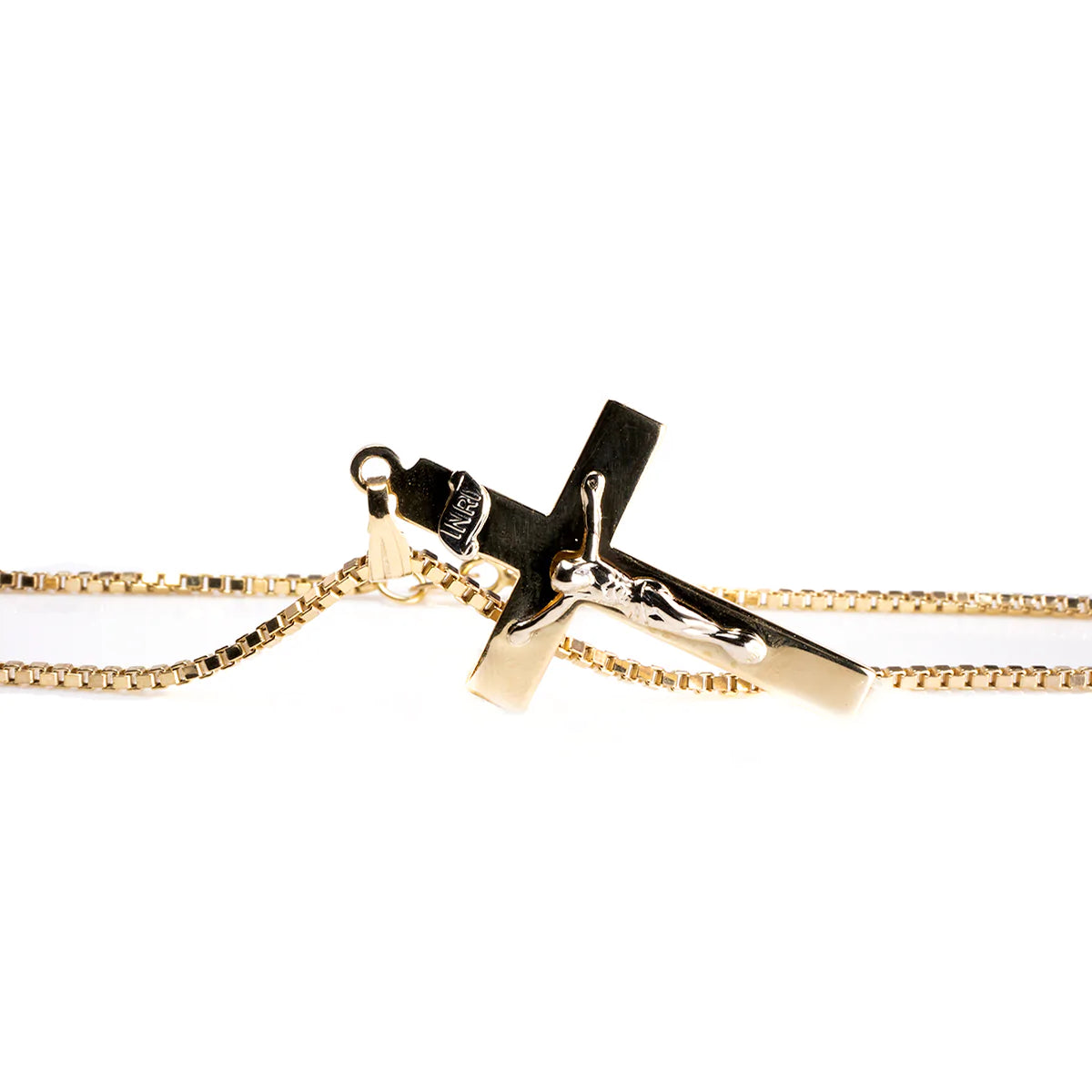 Great Lakes Boutique 10 k Yellow Gold Crucifix with Necklace