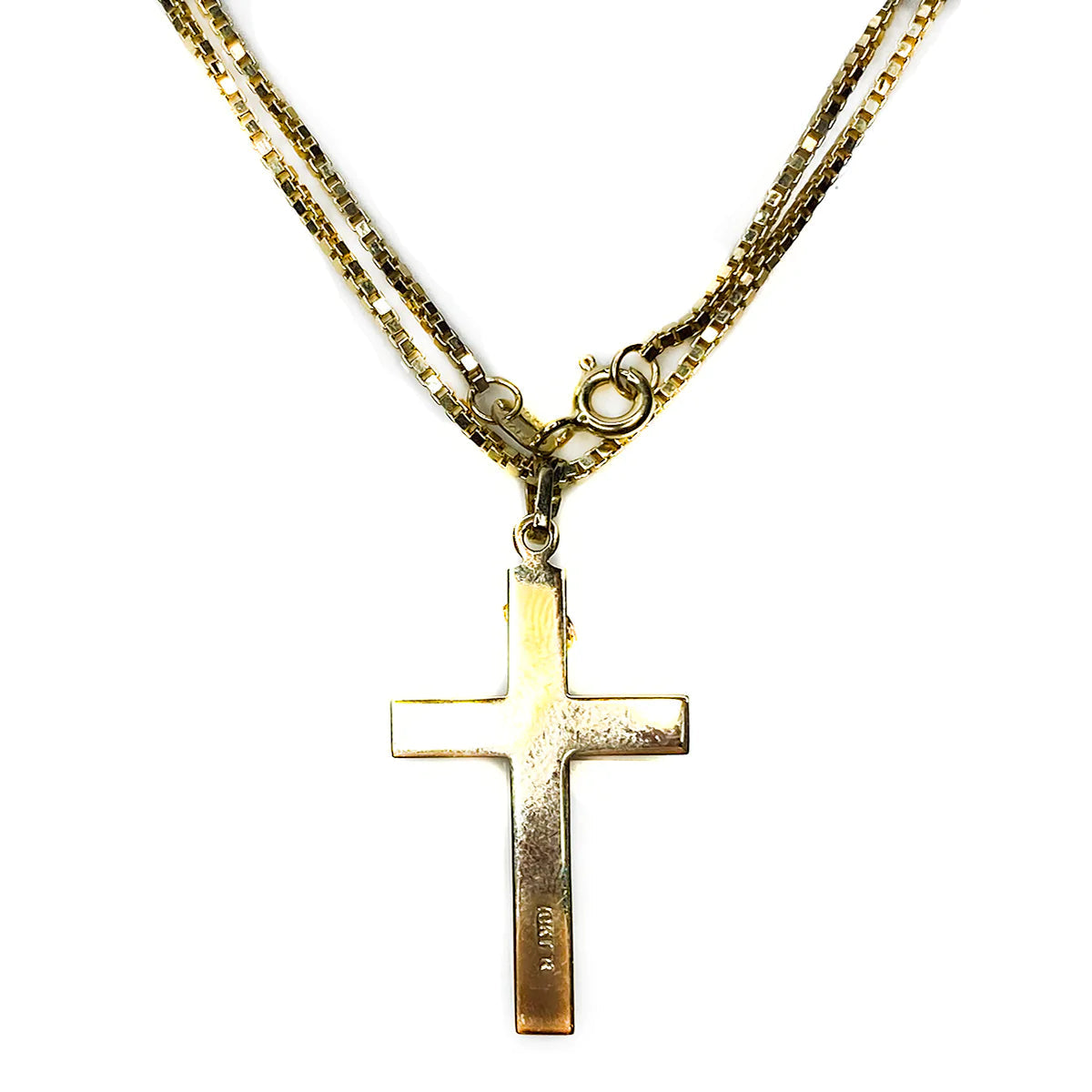 Great Lakes Boutique 10 k Yellow Gold Crucifix with Necklace