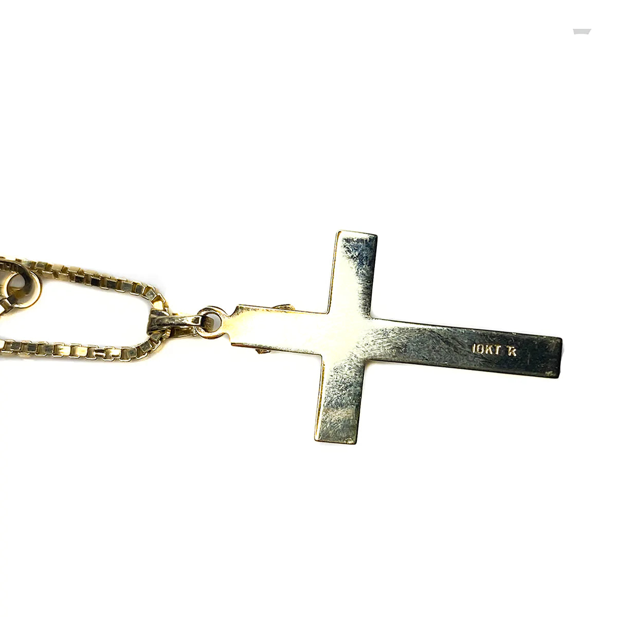 Great Lakes Boutique 10 k Yellow Gold Crucifix with Necklace