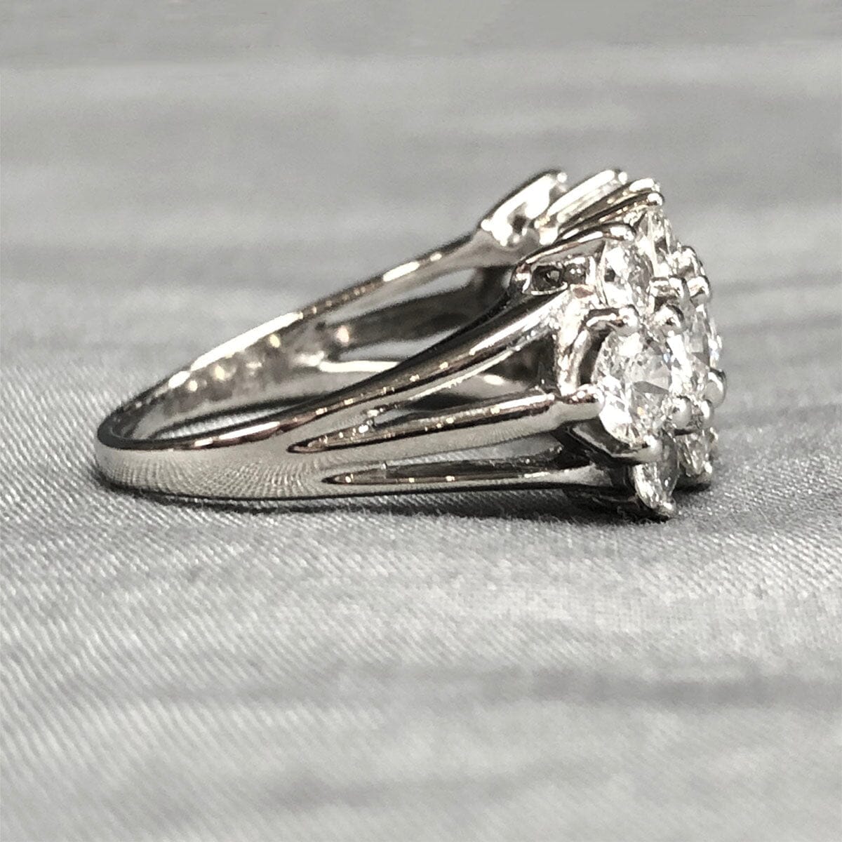 Great Lakes Coin 14 k White Gold Diamond Ring