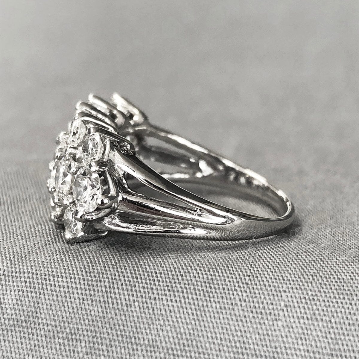 Great Lakes Coin 14 k White Gold Diamond Ring