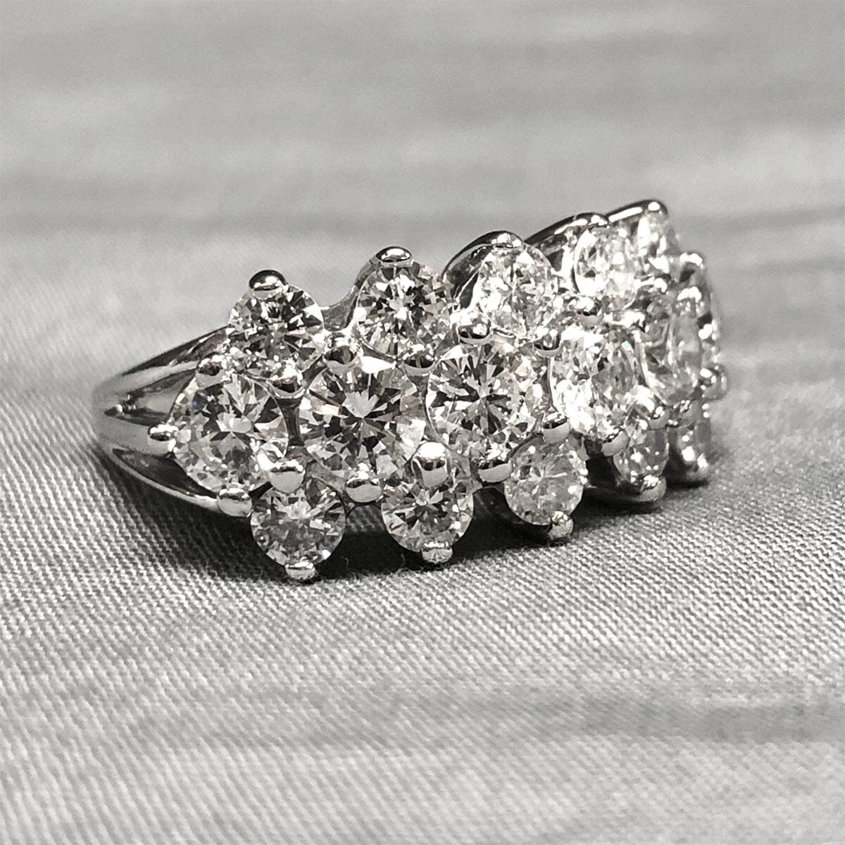 Great Lakes Coin 14 k White Gold Diamond Ring