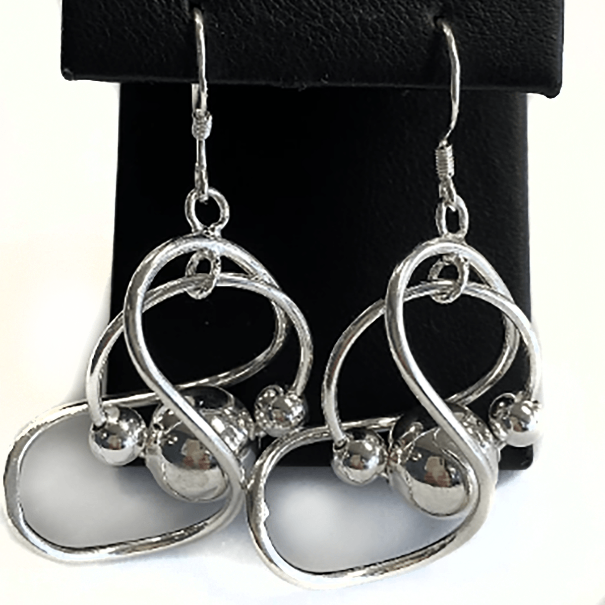 Great Lakes Boutique Silver Ball Dangle Earrings