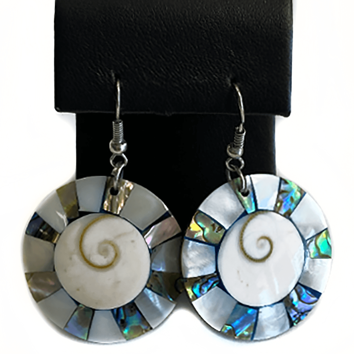 Great Lakes Boutique Silver, Shell &amp; Abalone Earrings