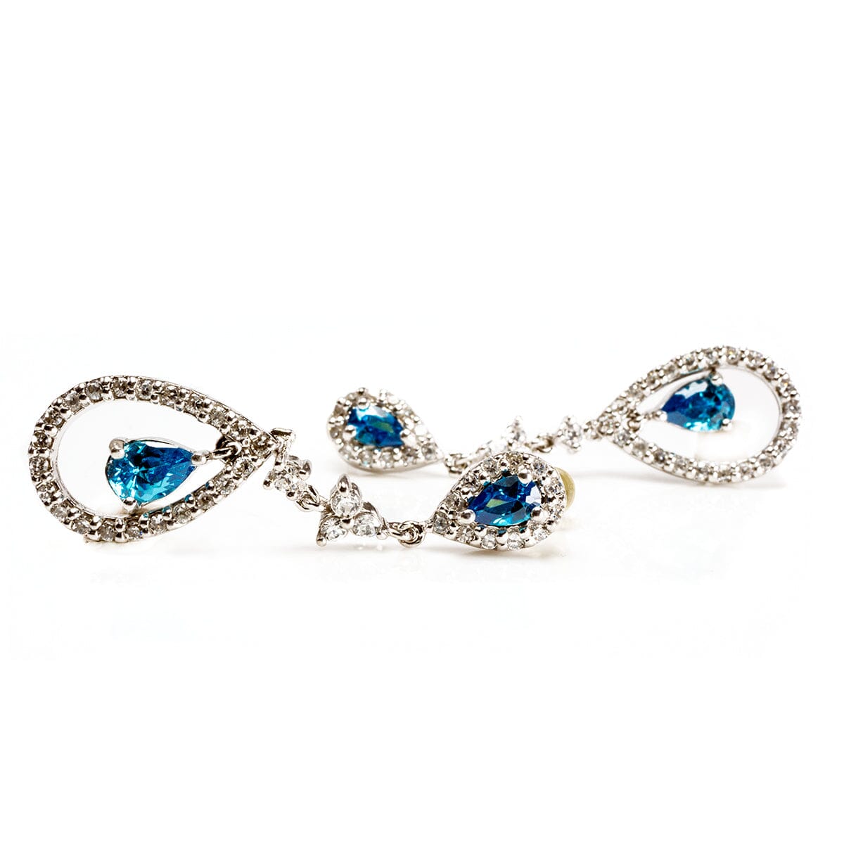 Great Lakes Boutique Silver and Cubic Zirconia Earrings