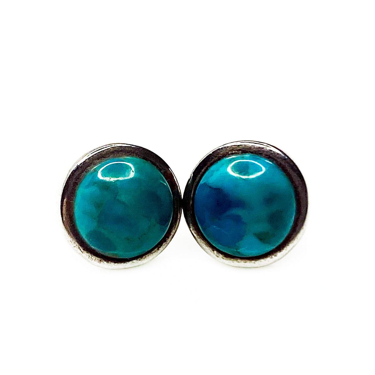Great Lakes Boutique Silver and Turquoise Studs