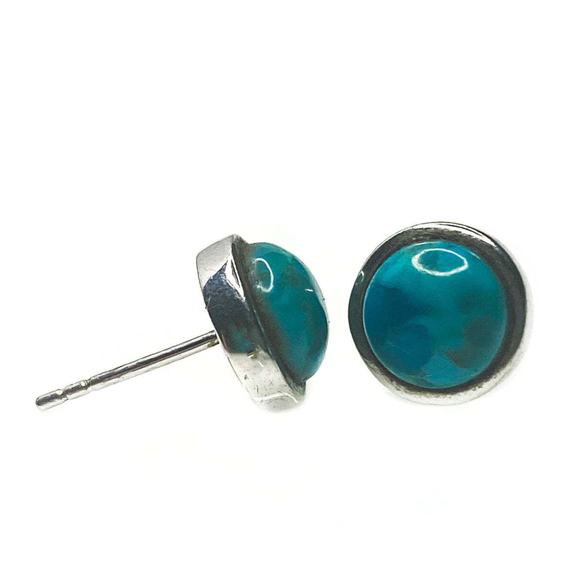 Great Lakes Boutique Silver and Turquoise Studs