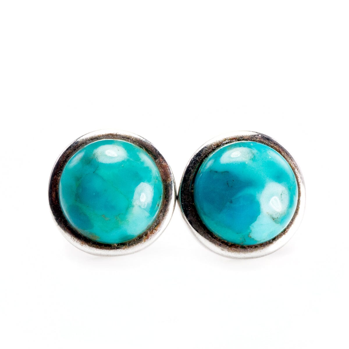 Great Lakes Boutique Silver and Turquoise Studs