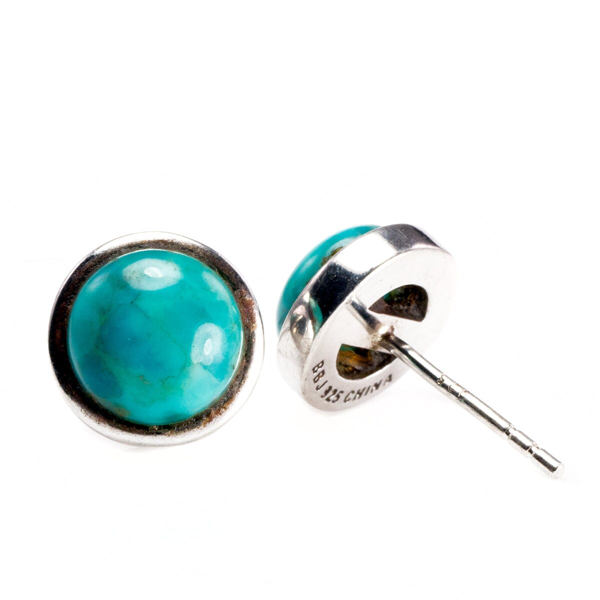 Great Lakes Boutique Silver and Turquoise Studs