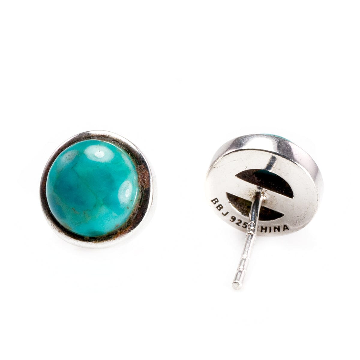 Great Lakes Boutique Silver and Turquoise Studs