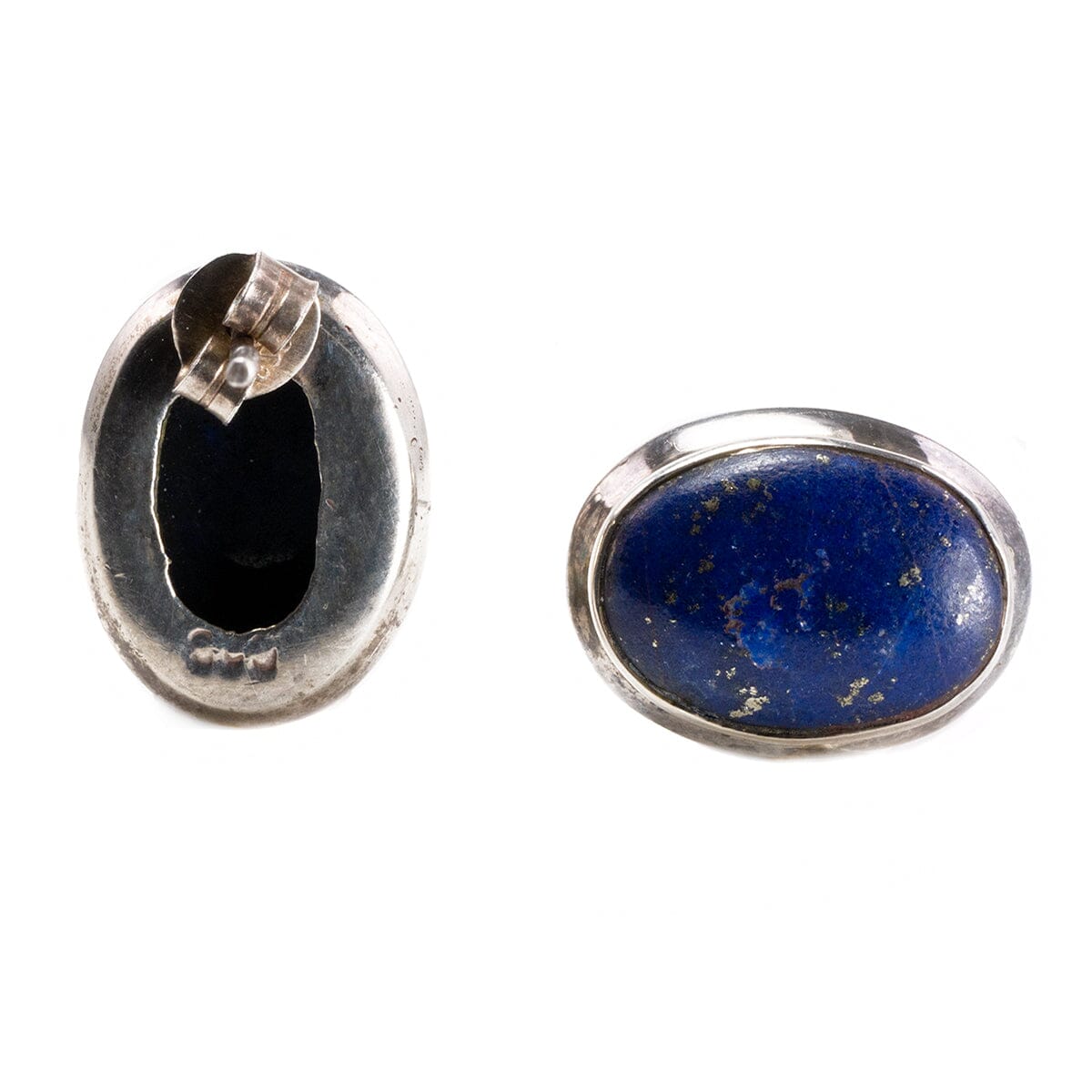 Great Lakes Boutique Silver Lapis Earrings