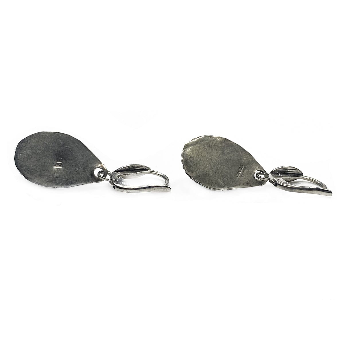 Great Lakes Boutique Handmade Silver &amp; Aqua Terra Jasper Earrings